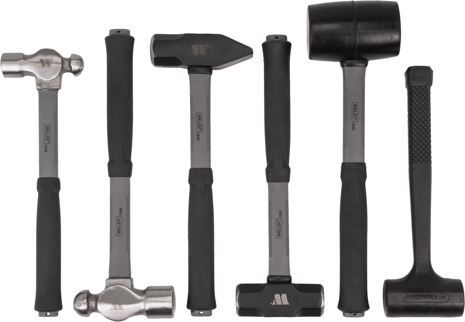 WELZH Hammer Set; 6Piece All Purpose 1840WW 1840WW Garage