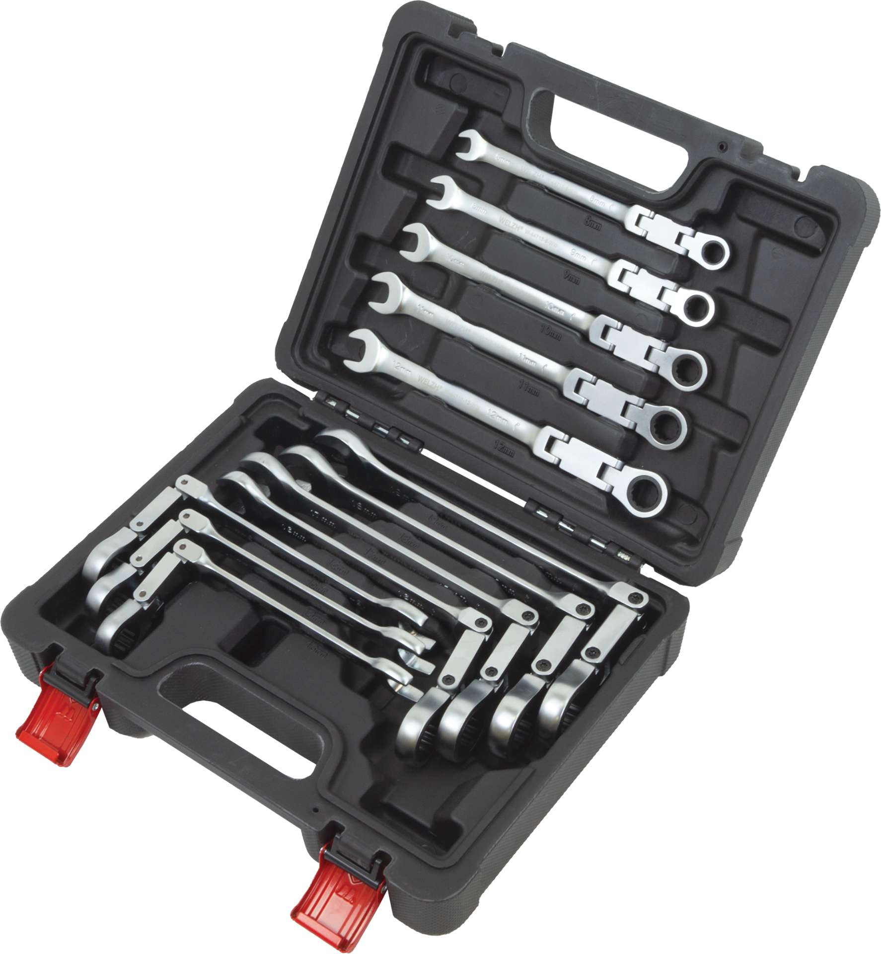 WELZH DoubleJoint Ratchet Combination Wrench Set 819mm 44713WW